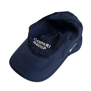 Nike x Campari Group Navy Blue and White Featherlight Dri-fit Golf Hat Unisex OS